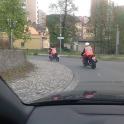 Zkouška z jízdy na motorce