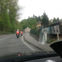 Zkouška z jízdy na motorce